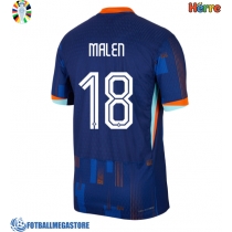 Fotballdrakt Herre Nederland Donyell Malen #18 Bortedrakt EM 2024 Kortermet